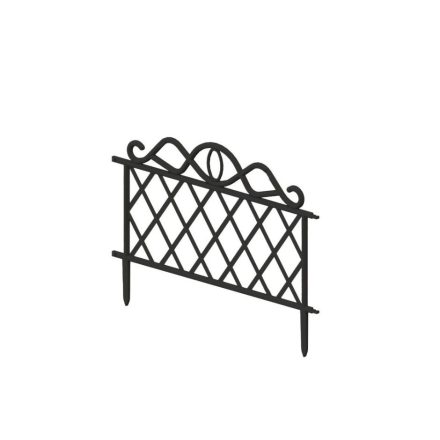 Ágyásszegély - virág, díszes 7db 3,36m