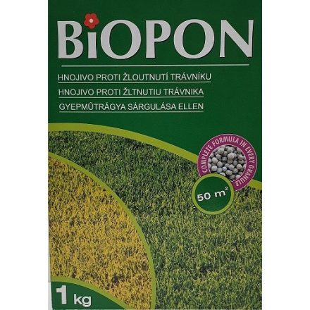 BIOPON műtrágya Gyep - Sárgulás ellen 1kg