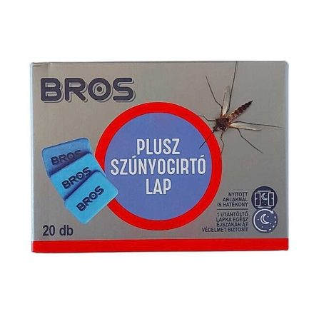 Bros Szúnyogrirtó készülékhez 20ut.lapka