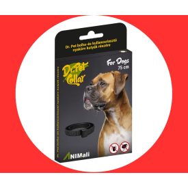 DrPet bolha kullancs riasztó Nyakörv Kutya piros