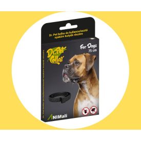 DrPet bolha kullancs riasztó Nyakörv Kutya sárga