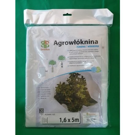 Fátyolfólia fehér 30 gr/m2 1,6 * 5 m