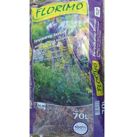 FLORIMO Fenyőkéreg borovi 30-80mm 70L