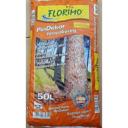FLORIMO Fenyőkéreg dekor 20-40 mm 50L