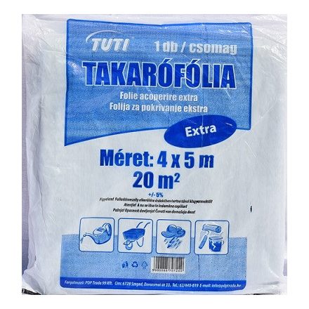 Fólia Takaró extra /járható/ 4*5m