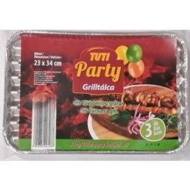 Grilltálca TUTI 23 * 34 cm 3 db-os
