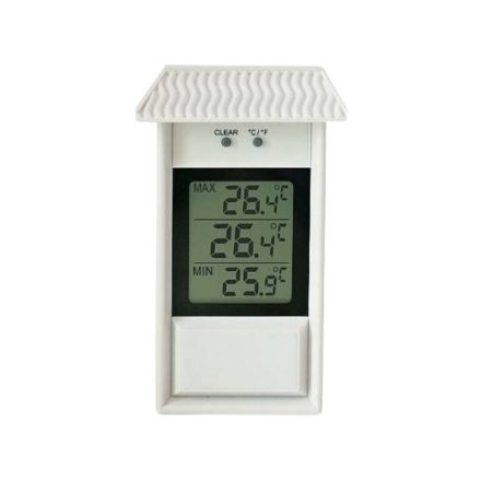 Hőmérő Mini.-Max. digitális Fehér
