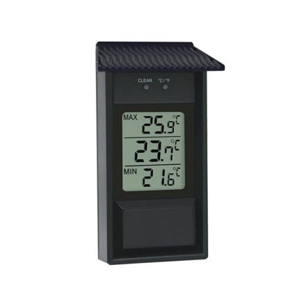 Hőmérő Mini.-Max. digitális Fekete