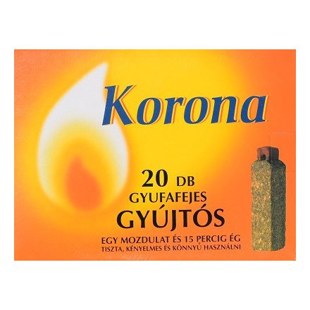 Korona gyufafejes gyujtós /20 db*15 perc/