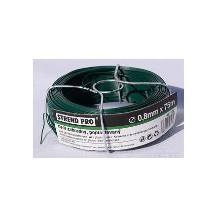 Kötöző fém tekercs d: 0,8 mm 75 m + PVC