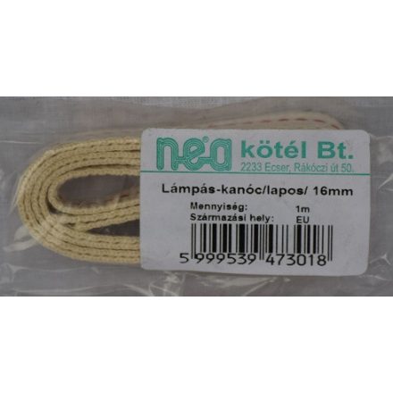 Lámpás - kanóc / lámpabél / 16 mm * 1 m