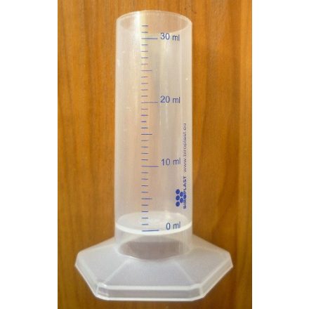 Mérőhenger műanyagnyag oszt. 30 ml