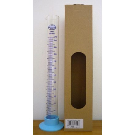 Mérőhenger üveg oszt. 0,25 dobozos