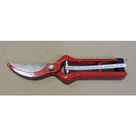 Metszőolló spanyol tip. piros kov. 21 cm