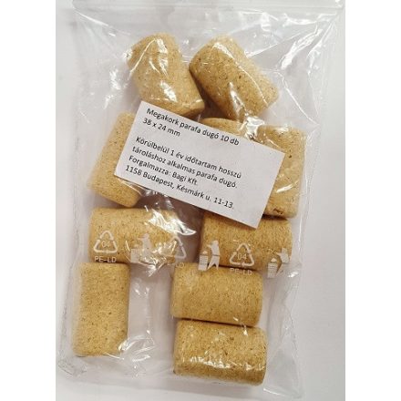 Parafa dugó heng./Megakork/ 38*24 10 db