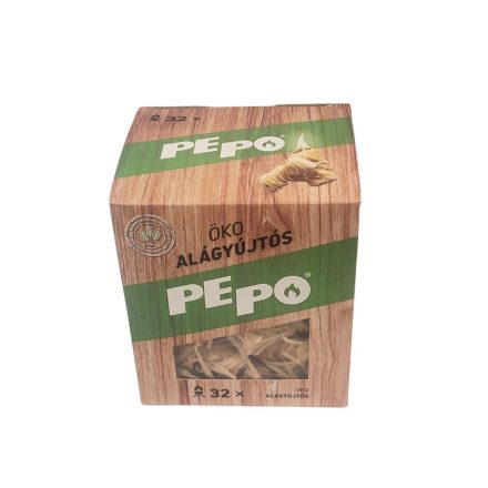 PEPO ÖKO faforgács alágyújtós 32 db-os