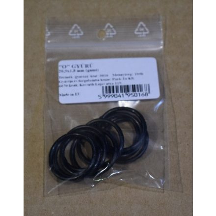 O gyűrű 20,9*1,8 mm gumi 10 db-os