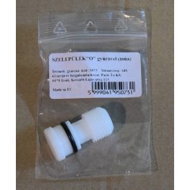 Szelepülék O gyűrűvel / műanyag / /