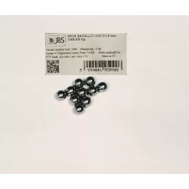 Inox golyó 8 mm Orkán tip. 10 db-os