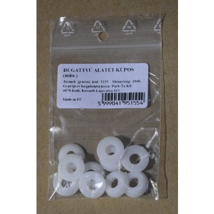 Dugattyú alátét kúpos /műanyag/ 10 db-os