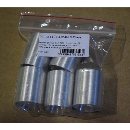 Dugattyú D4, D5, D4-R 35 mm 5 db-os