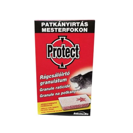 Rágcsálóirtó granulátumProtect2*75 gr piros