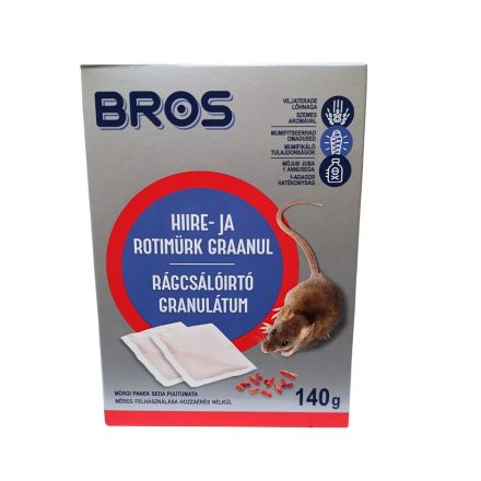 Rágcsálóirtó granulátum Bros 7*20 gr