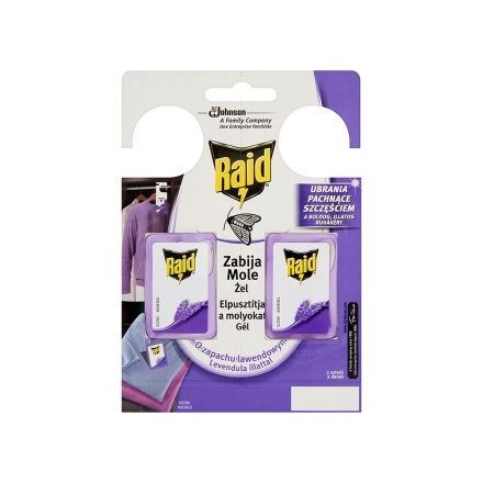 Raid Molyriasztó zselé Levendula 2db