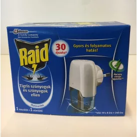 Raid elektromos készlet + folyadék Illatmentes 30 éj