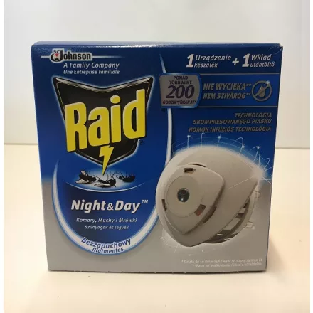 Raid Szúnyog-Légy korong kész. 1+1 utántöltő