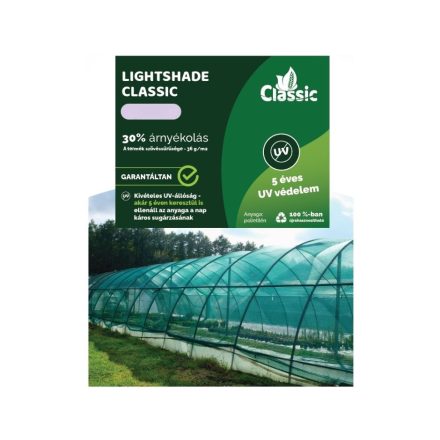 Raschel árnyékoló-és védőháló 2,0*10 m