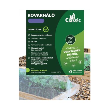 Rovarháló 2 * 10 m