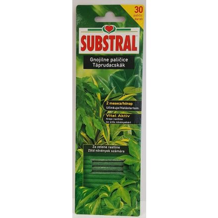 Substral táprúd Zöld növ. 30db