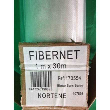 Szúnyogháló üvegsz. Fibernet fehér 1*30m