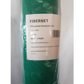 Szúnyogháló üvegsz. Fibernet zöld 1,2*30m