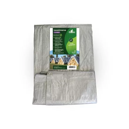 Takaróponyva UV 5 év ezüst 120 gr 8*10 m