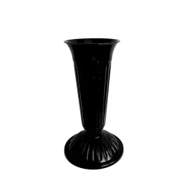 Temetői virágváza Nehezített Fekete 32cm