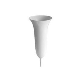 Temetői váza Leszúrható Fehér 31 cm