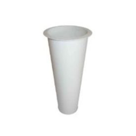 Temetői váza betét Fehér Kicsi 6-os