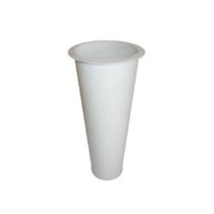 Temetői váza betét Fehér Kicsi 6-os