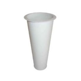 Temetői váza betét Fehér Nagy 8-as