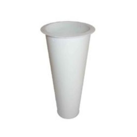 Temetői váza betét Fehér Nagy 8-as