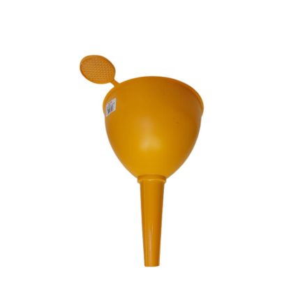 Tölcsér műanyag szűrővel 22 cm
