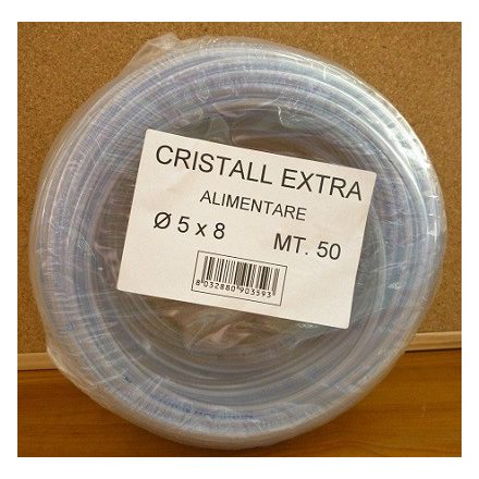 Tömlő - víztiszta 5/8 mm 50 m