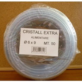 Tömlő - víztiszta 6/9 mm 50 m