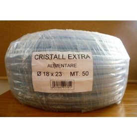 Tömlő - víztiszta 18/23 mm 50 m