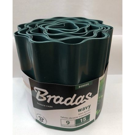 Univerzális szegély zöld 9 m * 15 cm