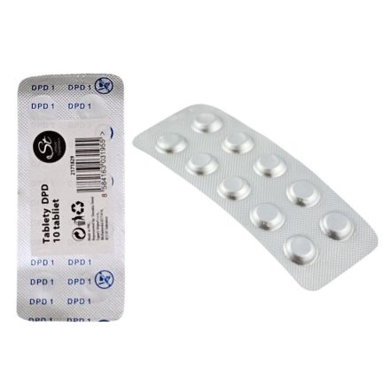 Uszoda-Indikátor tabletta Klór 10 db-os