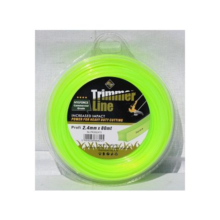 Vágószál Profi 2,4 mm * 80m Négyzet