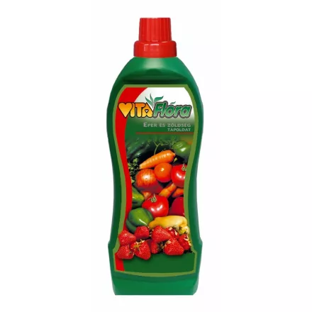 Vitaflóra tápoldat Zöldség és Eper 1l
